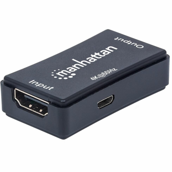 Systém přenosu AV signálu Manhattan HDMI zesilovač signálu (opakovač) až 40 m UHD 4K (207621)