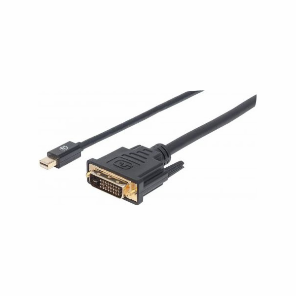 Kabel Manhattan DisplayPort Mini - DVI-D 1.8m czarny (152150)