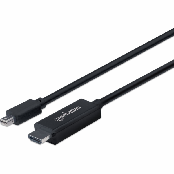 Kabel Manhattan DisplayPort Mini - HDMI 1.8m czarny (153232)
