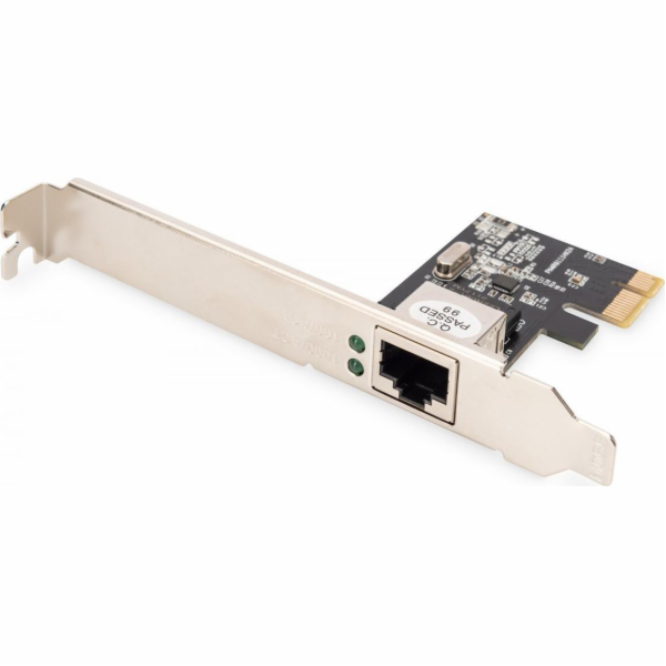 DIGITUS Gigabit Ethernet PCI Express síťová karta, nízkoprofilový držák, Realtek RTL8111H