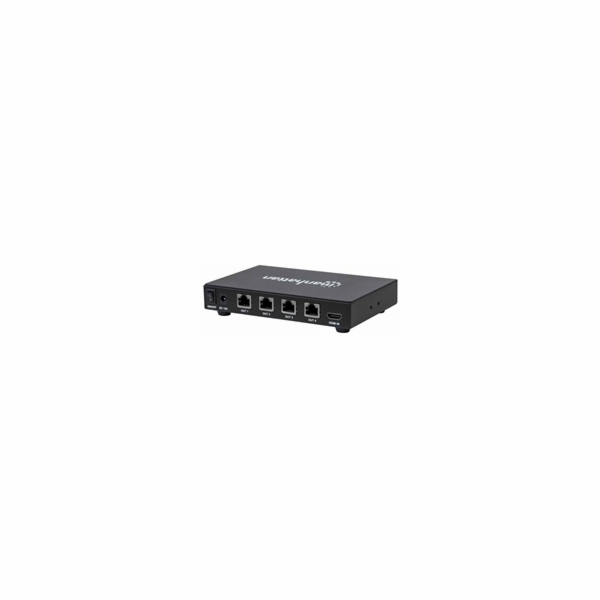 Manhattan HDMI rozdělovač, 1080p 4-Port HDMI Extending Splitter Transmitter, černá