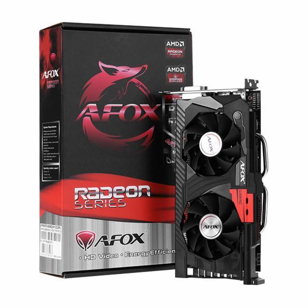 Karta graficzna AFOX Radeon RX 570 8GB GDDR5 256Bit HDMI 3xDP ATX Dual Fan H5 (AF570-8192D5H5)