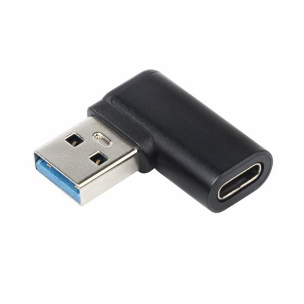 Premiumcord kur31-26 Zahnutá 90° redukce USB-C Female na USB-A Male