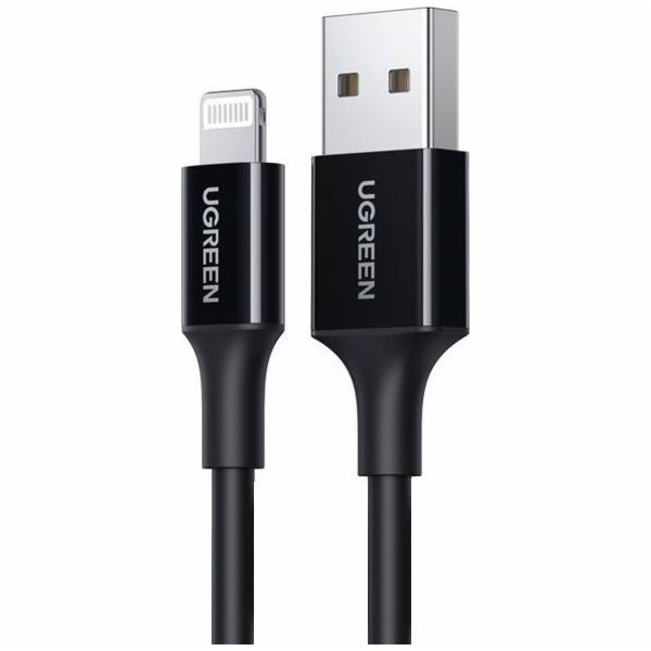 2x1 UGREEN Lightning To USB-A 2.0 Cable 1m black