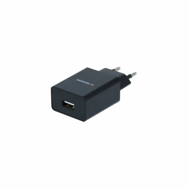 Swissten Síťový Adaptér Smart Ic 1X Usb 1A Power + Datový Kabel Usb / Lightning 1,2 M Černý