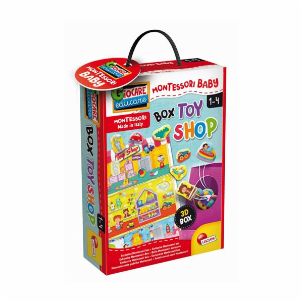 Hračka Liscianigioch Montessori Baby Box Toy Shop - Vkládačka hračky