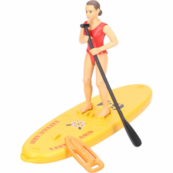 bworld Life Guard mit Stand Up Paddle, Spielfigur