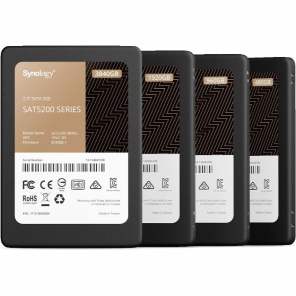 Synology 2,5" SSD SAT5210-3840G Enteprise (NAS) (3,84TB, SATA III)
