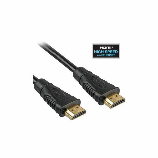 PREMIUMCORD Kabel HDMI High Speed + Ethernet (v1.4) 10m, zlacené konektory