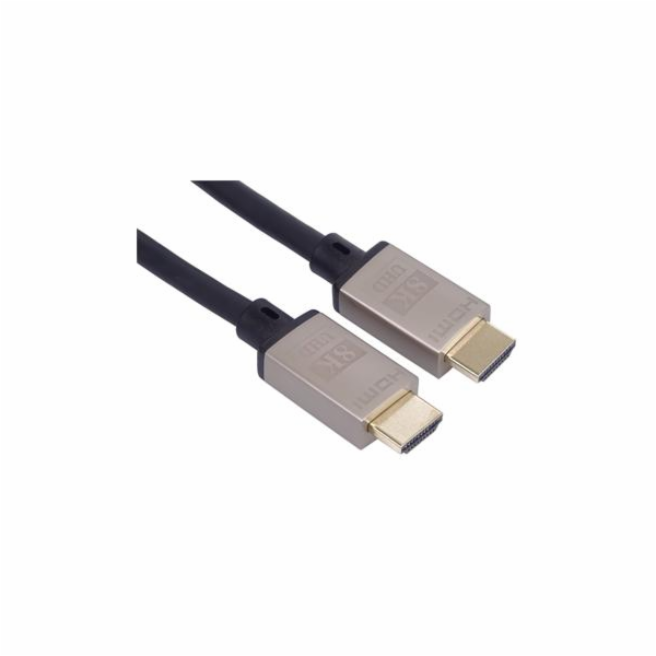Kabel Ultra High Speed HDMI 2.1 8K@60Hz, 4K@120Hz kovové pozlacené konektory,2 m