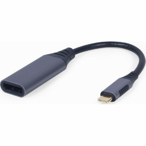 Cablexpert A-USB3C-DPF-01 video cable adapter 0.15 m USB Type-C DisplayPort Grey