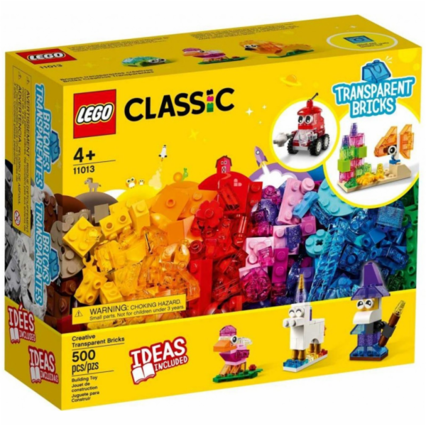 Lego Classic 11013 Průhledné kreativní kostky