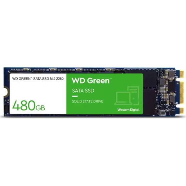WD GREEN SSD WDS480G3G0B 480GB M.2 SATA, (R:540, W:465MB/s)