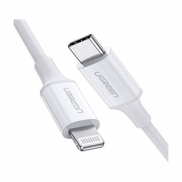 2x1 UGREEN Lightning To Type-C Cable 1m white