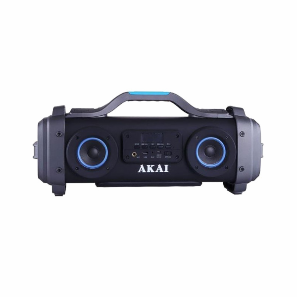 Reproduktor AKAI, ABTS-SH01 - Bluetooth, USB, AUX IN, equalizér, karaoke funkce se vstupem na mikrofon, tweeter, subwoofer, vestavěná baterie 4400mAh lithium