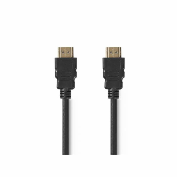 NEDIS High Speed HDMI 1.4 kabel s ethernetem/ 1080p@60Hz/ zlacené konektory HDMI-HDMI/ černý/ bulk/ 1,5m