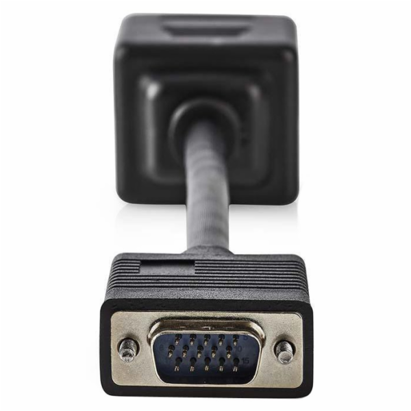 NEDIS rozbočovač kabel VGA/ 1x VGA (M) - 2x VGA (F)/ 20cm/ černý