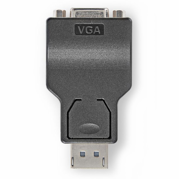 NEDIS adaptér DisplayPort/ zástrčka DisplayPort - zásuvka VGA/ černý/ blistr