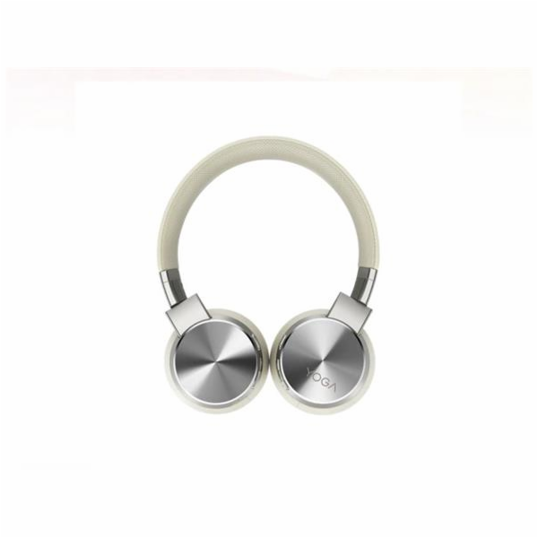 Lenovo Yoga Headset Wired & Wireless Head-band Bluetooth Cream White