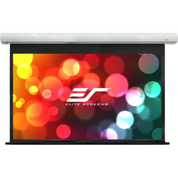 Elite Screens SK110XHW-E24 ELITE SCREENS plátno elektrické motorové 110" (279,4 cm)/ 16:9/ 137,2 x 243,8 cm/ case bílý/ 24" drop/ MaxWhite FG