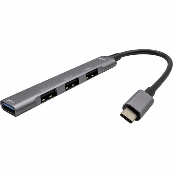 i-tec USB-C Metal HUB 1x USB 3.0 + 3x USB 2.0