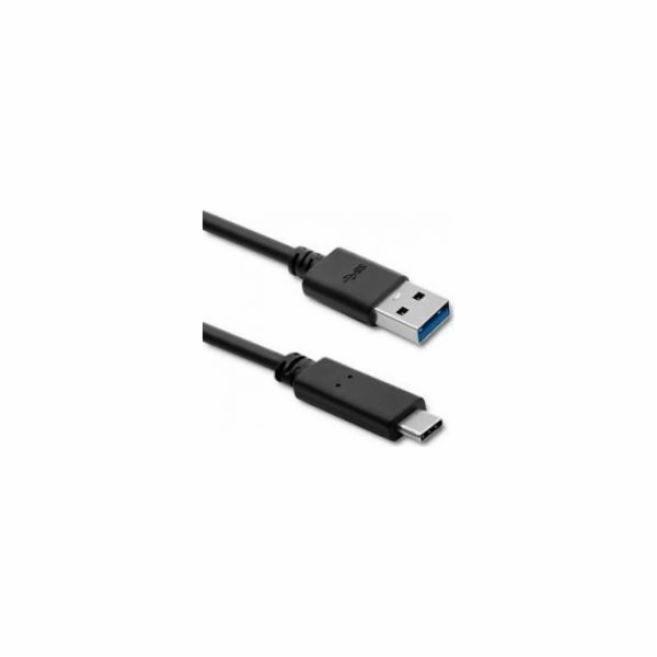QOLTEC 50363 USB 3.1 type C male cable USB 3.0 A male 1.8m Black