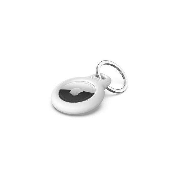 Belkin pouzdro na Apple AirTag F8W973btWHT Belkin Bezpečné pouzdro na AirTag s kroužkem na klíče – bílé
