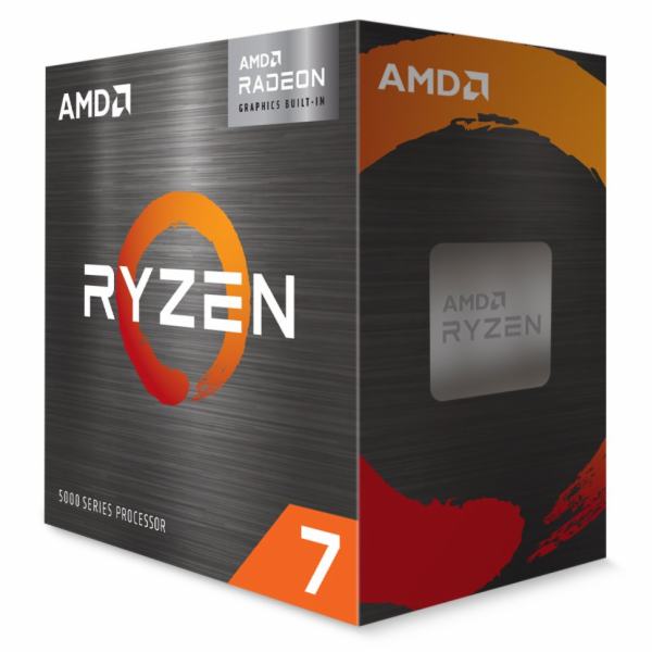 AMD Ryzen 7 5700G 100-100000263BOX CPU AMD RYZEN 7 5700G, 8-core, 3.8GHz, 16MB cache, 65W, socket AM4, VGA RX Vega 8, BOX
