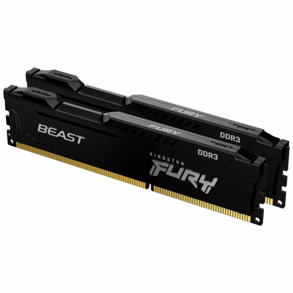 Kingston FURY Beast/DDR3/16GB/1600MHz/CL10/2x8GB/Black