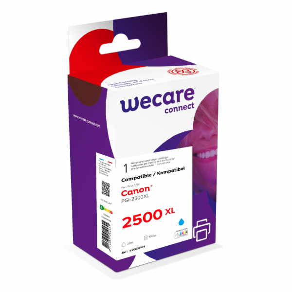 WECARE ARMOR ink kompatibilní s CANON PGi-2500XLC, modrá/cyan