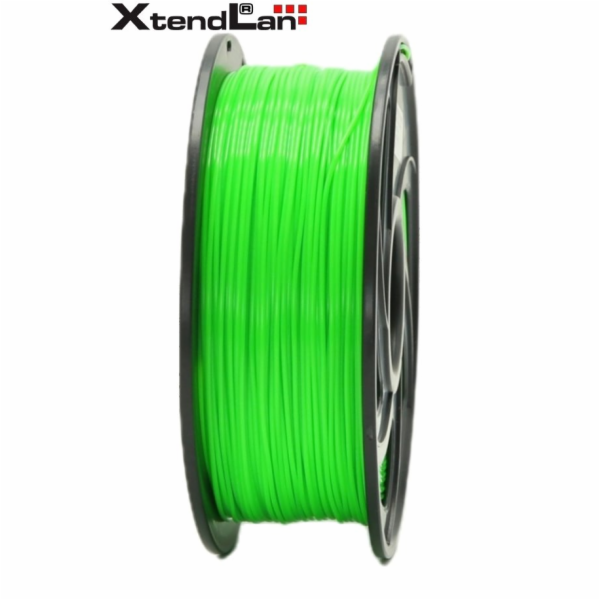 XtendLAN PLA filament 1,75mm zářivě zelený 1kg
