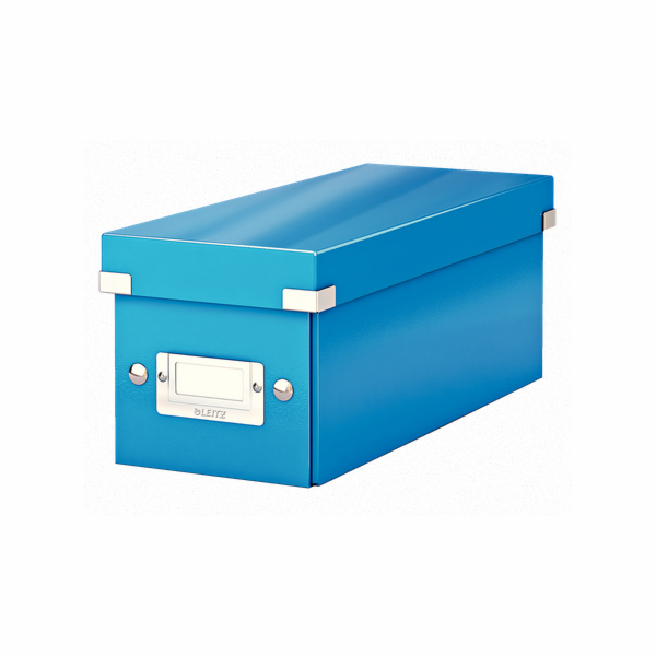 LEITZ Krabice na DVD Click&Store, modrá