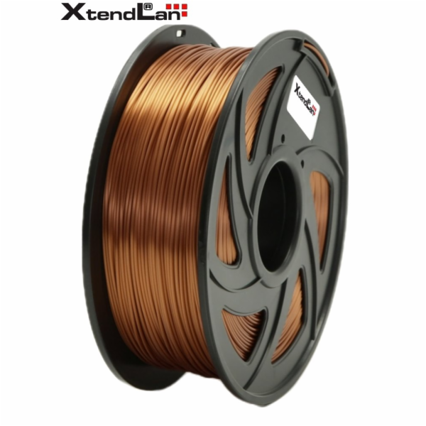 XtendLAN PLA filament 1,75mm cihlově hnědý 1kg
