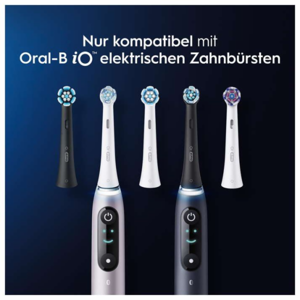 Oral-B iO Toothbrush heads Ultimate Cleaning BLACK 6er