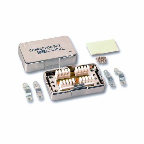 PremiumCord srjbox-02 PremiumCord Propojovací box pro kabely Cat.6, narážecí, stíněný