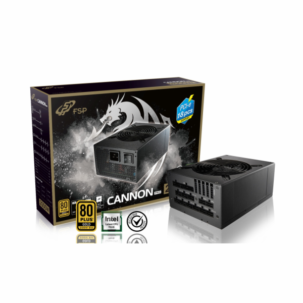 FSP/Fortron CANNON PRO 2000, 80PLUS GOLD 230V EU, 2000W, modular