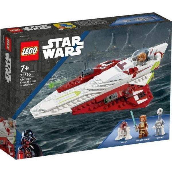 LEGO 75333 Star Wars Obi-Wan Kenobis Jedi Starfighter, Konstruktionsspielzeug