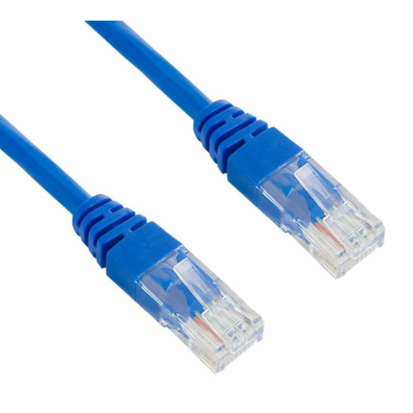 XtendLan patch kabel Cat5E, UTP - 1,5m, modrý
