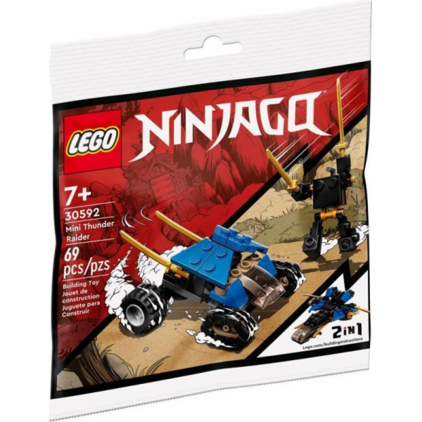 Ninjago bloky 30592 Miniaturní bleskové vozidlo