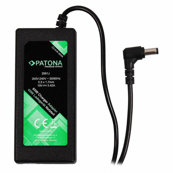 PATONA napájecí adaptér k ntb/ 19V/3,42A 65W/ konektor 5,5x1,7mm/ ACER PREMIUM