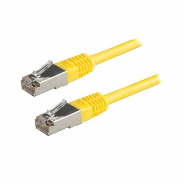 XtendLan patch kabel Cat5E, FTP - 1,5m, žlutý