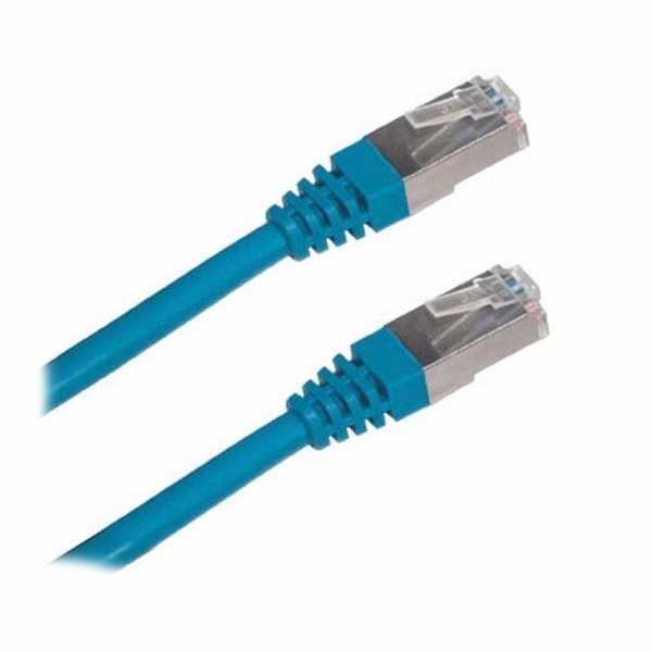 Patch kabel FTP cat 5e, 3m - modrý