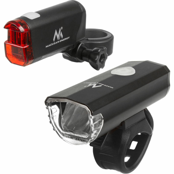 Maclean Energy MCE312 Led osvětlení na kolo přední + zadní