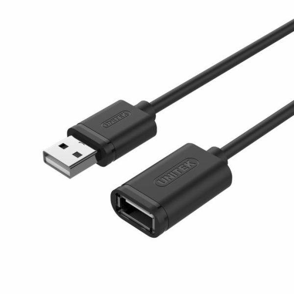 Prodlužovací kabel USB 2.0 AM-AF, 0,5 m; Y-C447GBK