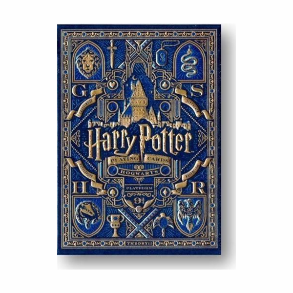 Modrý balíček karet Harryho Pottera