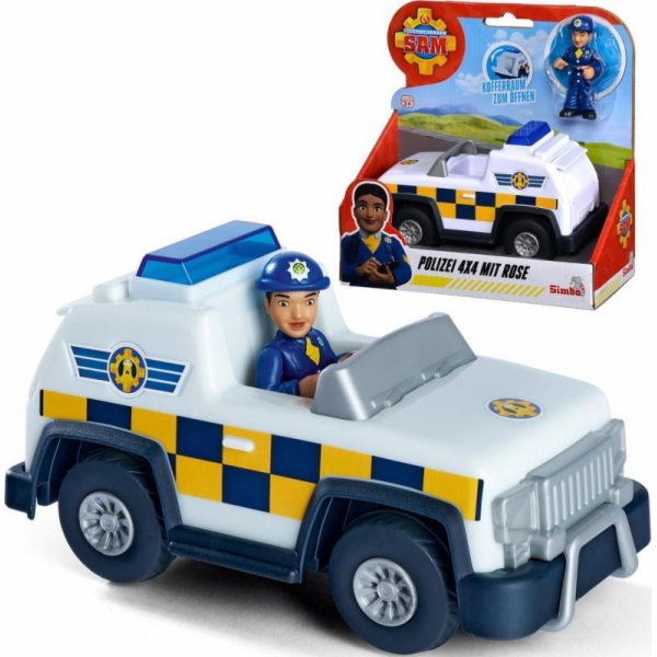 Policejní Jeep Fireman Sam 4x4 mini