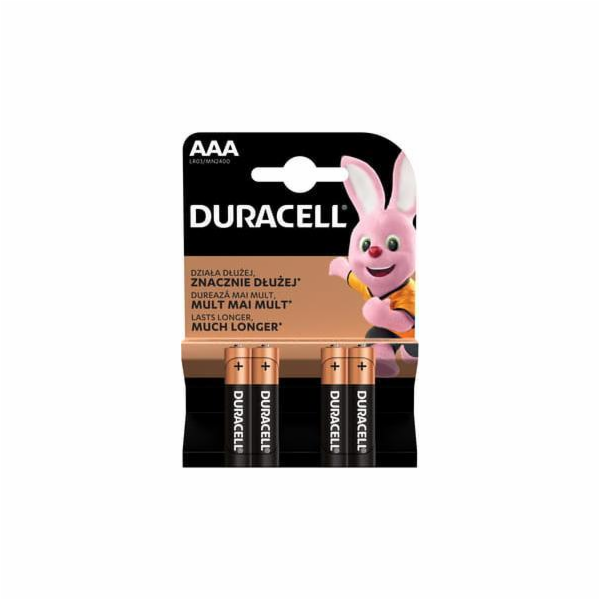 Baterie Duracell Basic AAA / LR03 Blister 4 ks