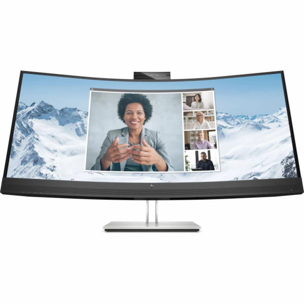 HP LCD ED E34m G4 Curved Conferencing Monitor 34",3440x1440, VA,400,3000:1, 5ms,DP 1.2,HDMI, 4xUSB3,USB-C,webcam