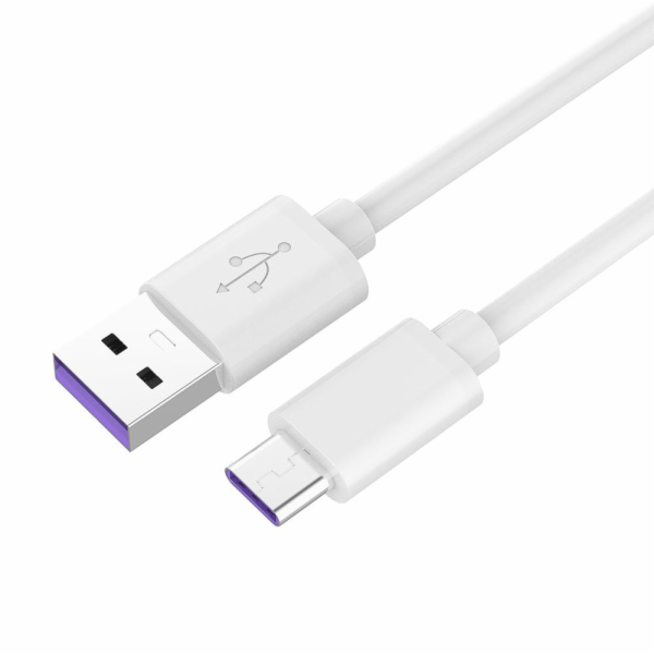 PremiumCord ku31cp2bk PremiumCord Kabel USB 3.1 C/M - USB 2.0 A/M, Super fast charging 5A, bílý, 2m