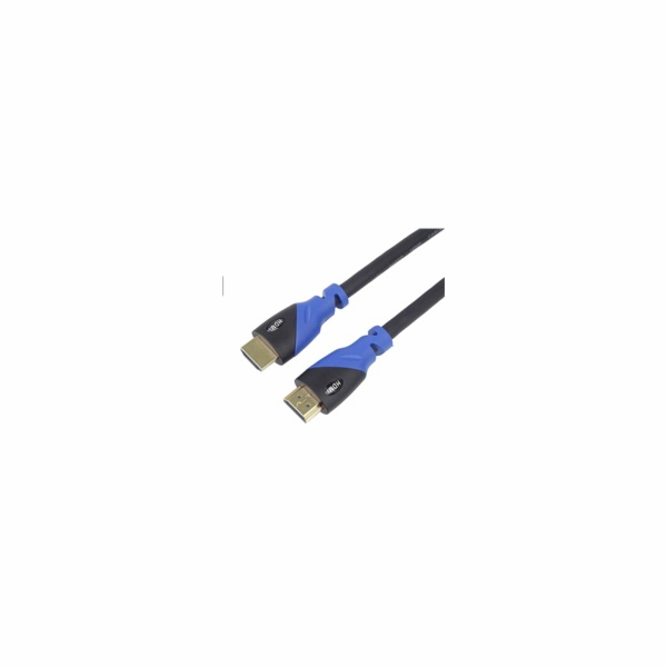 PREMIUMCORD Kabel HDMI - Ultra HDTV, 1m (Color, zlacené konektory)